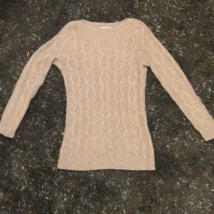 LOFT tan sweater